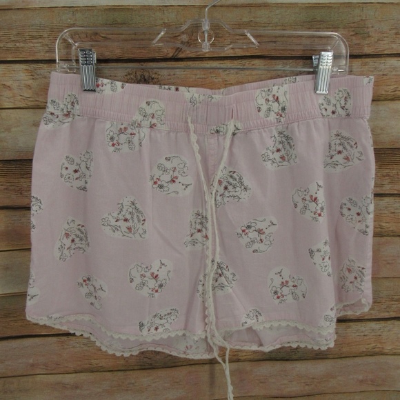 GAP Body Hearts and Flowers Summer Sleep Shorts M - Picture 9 of 16
